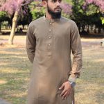 Classic Khaki Cotton Panjabi