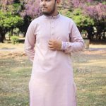 Classic Cotton candy Cotton Panjabi