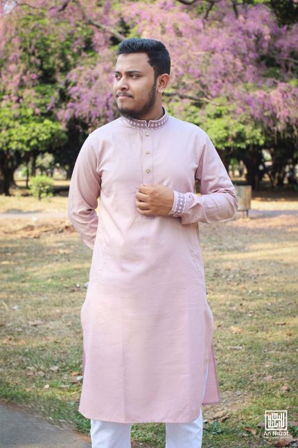 Classic Cotton candy Cotton Panjabi
