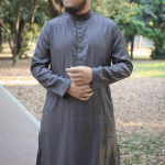 Gorgeous Grey Panjabi