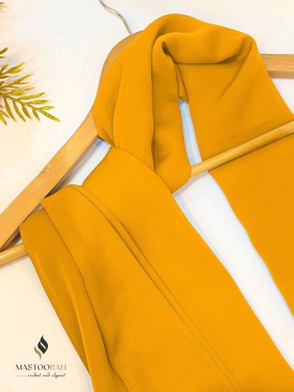 Extra Large Orna Hijab - Mustard Yellow